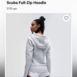 Lululemon Scuba Full Zip Hoodie